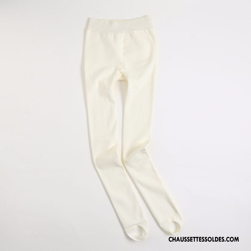 Collant Femme Renforcé Thermiques Collant Panty Plus De Velours Massage Le Nouveau Blanc