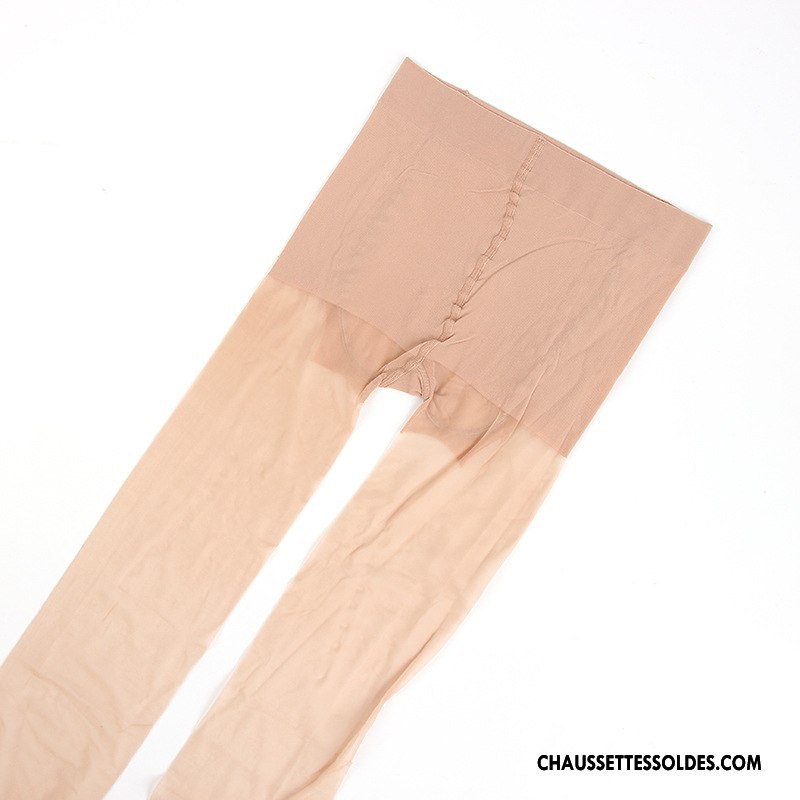 Collant Femme Respirant Dame Très Mince Transparent Leggings Gros Pure Marron / Brun