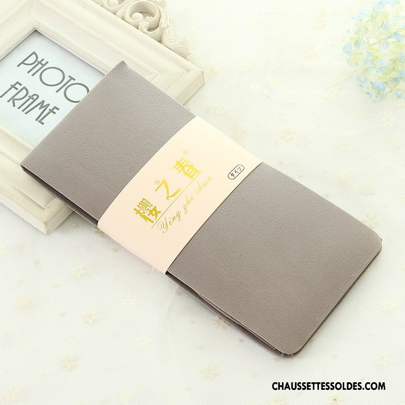 Collant Femme Velours Le Nouveau Printemps Chaussette Tous Les Assortis Collant Panty Couleurs De Bonbons Gris