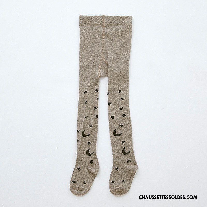 Collant Fille 100% Coton Chaussette Enfant Matelassé Hiver Bébé Rose