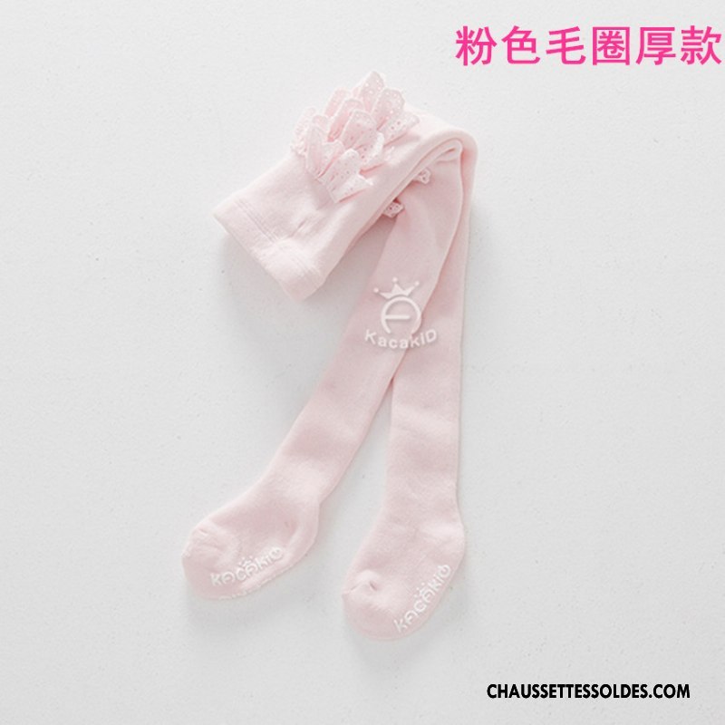 Collant Fille Bébé Dentelle Princesse Collant Panty Guêtres Leggings L'automne Rose
