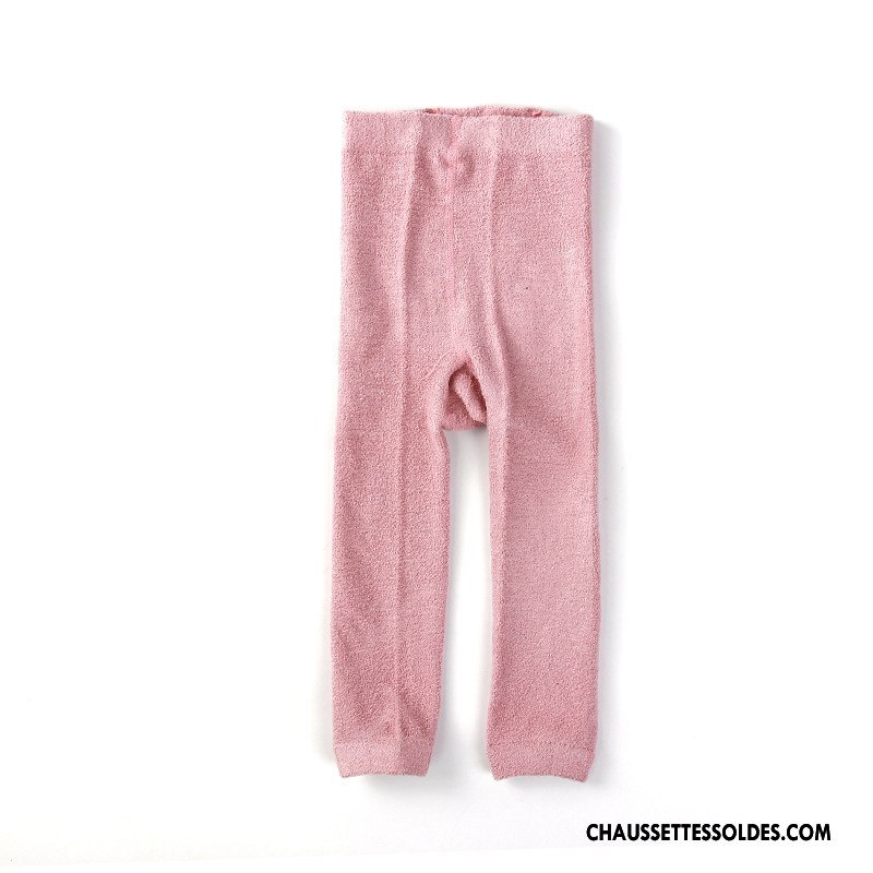 Collant Fille Bébé Enfant Thermiques Le Nouveau L'automne Hiver Rose