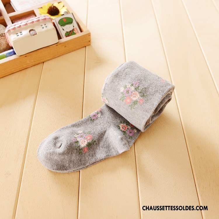 Collant Fille Bébé Guêtres Leggings Printemps Chaussette Collant Panty Milieu Rose