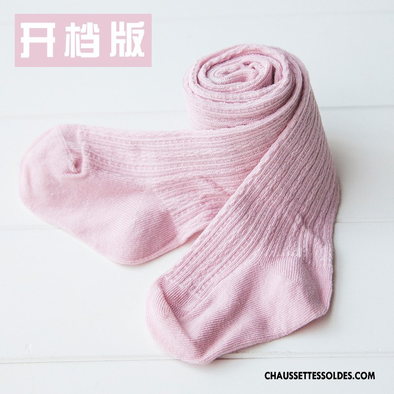Collant Fille Bébé Matelassé Enfant Printemps L'automne Couleur Rose