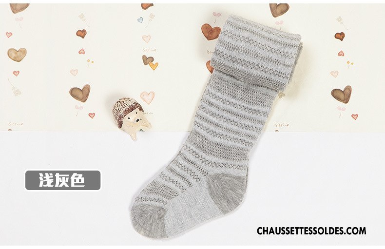 Collant Fille Bébé Matelassé Guêtres Leggings Enfant Légère Chaussette Rose