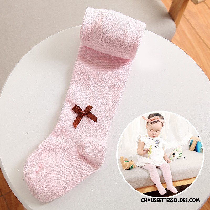 Collant Fille Bébé Printemps L'automne Petit Matelassé Collant Panty Gris