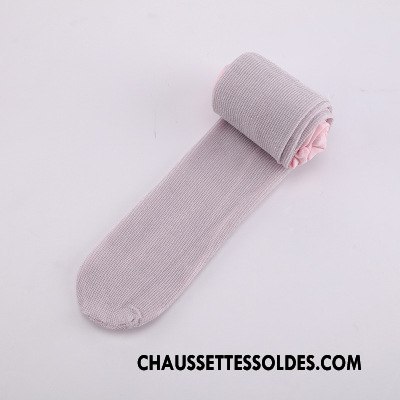 Collant Fille Chaussette De Noël Collant Panty Enfant Mince L'automne Coton Bio Noir Argent