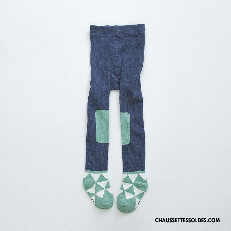 Collant Fille Chaussette Enfant Guêtres Leggings Matelassé Collant Panty Hiver Violet