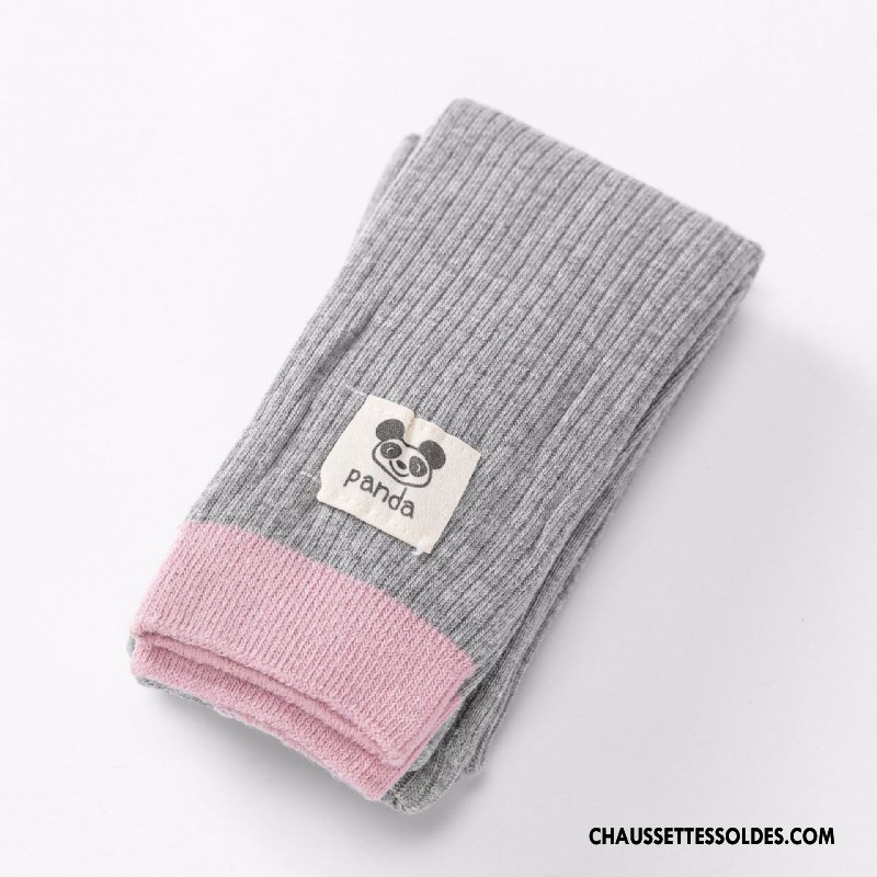 Collant Fille Chaussettes En Coton Guêtres Leggings Pantalon Gros Le Nouveau L'automne Gris