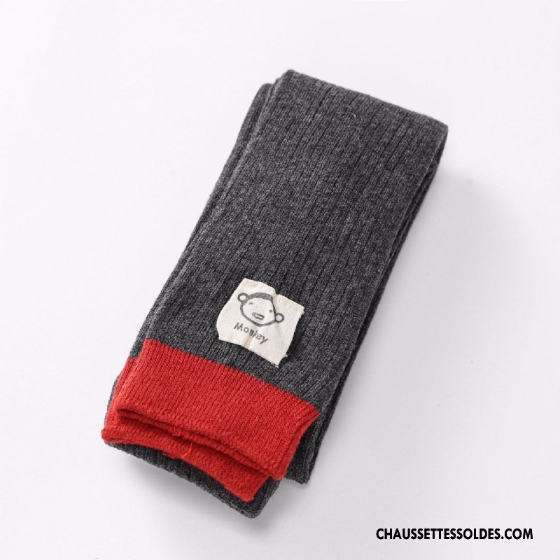 Collant Fille Chaussettes En Coton Guêtres Leggings Pantalon Gros Le Nouveau L'automne Gris
