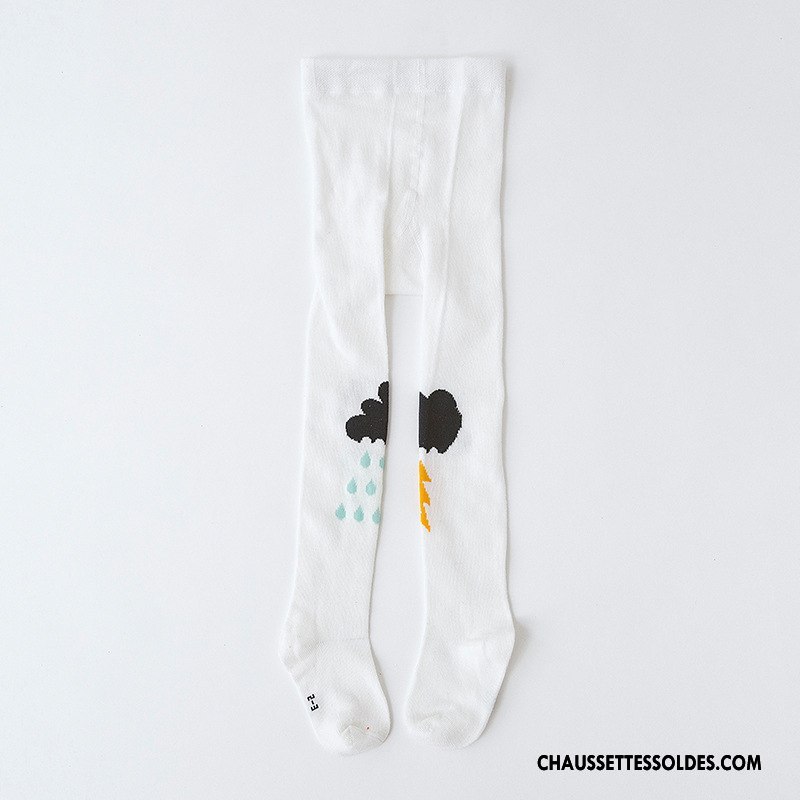 Collant Fille Collant Panty Chaussette Enfant Matelassé Dessin Animé Charmant Gris