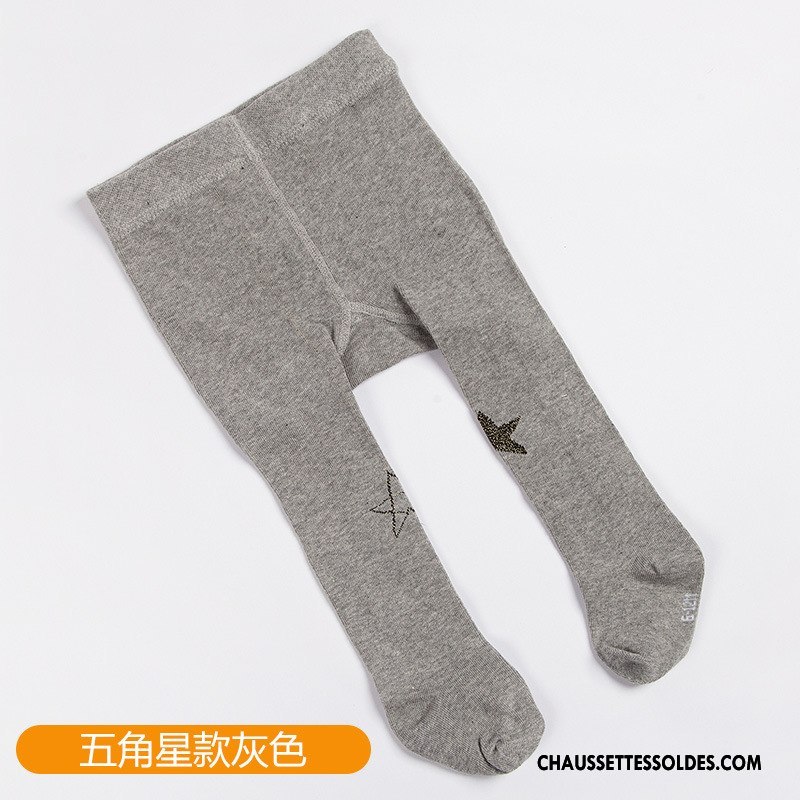 Collant Fille Collant Panty Chaussette L'automne Bébé Enfant Matelassé Orange