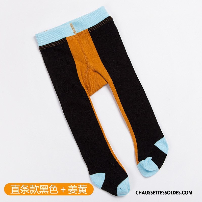Collant Fille Collant Panty Chaussette L'automne Bébé Enfant Matelassé Orange