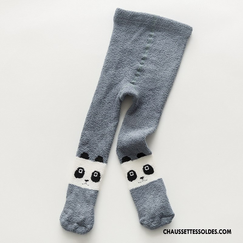 Collant Fille Collant Panty Chaussette Thermiques Plus De Velours Guêtres Leggings Renforcé Bleu