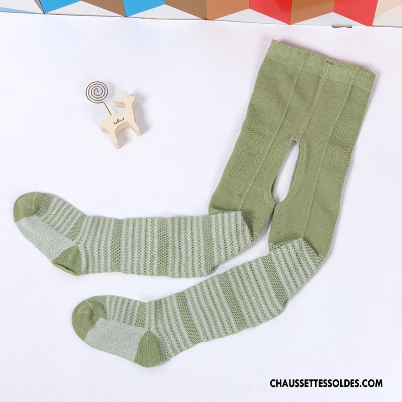 Collant Fille Collant Panty Chaussettes En Coton Charmant Mince Femme Printemps Vert