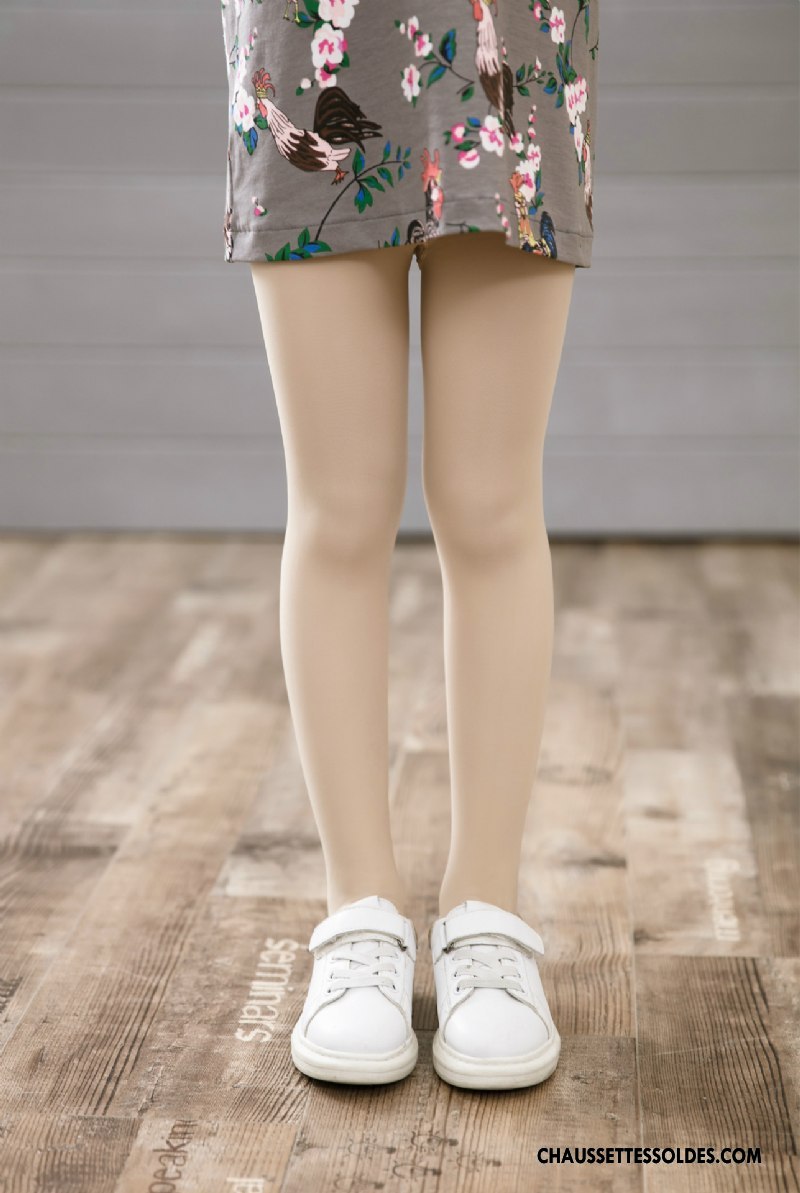 Collant Fille Collant Panty Danse Chaussette Soie De Glace Printemps Été Pure Blanc