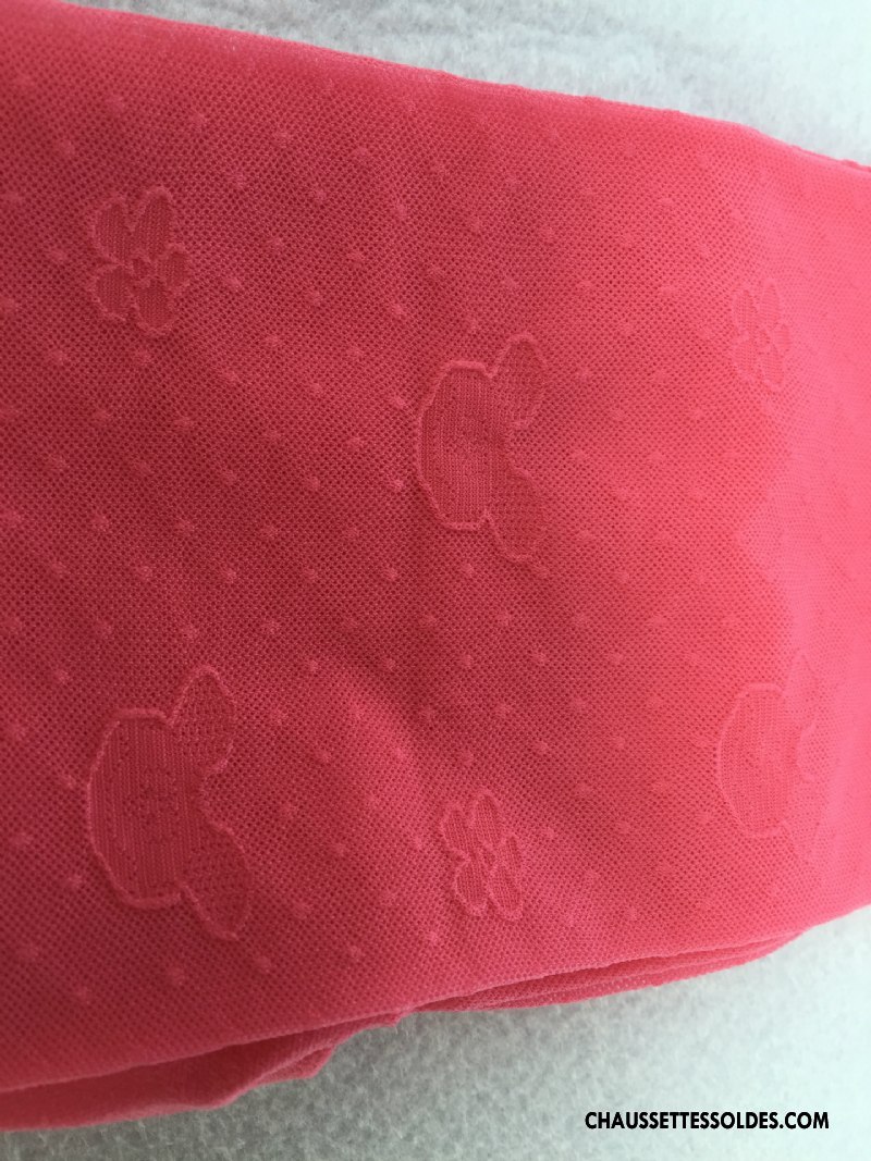 Collant Fille Collant Panty Velours Chaussette Enfant Printemps Chaussette De Noël Couleurs De Bonbons Rouge