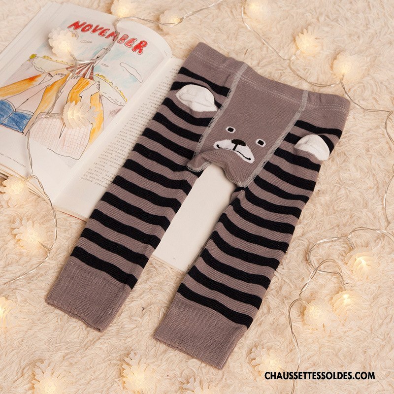 Collant Fille Collants Bébé Dimensionnel Charmant Style Chaud Printemps Gris