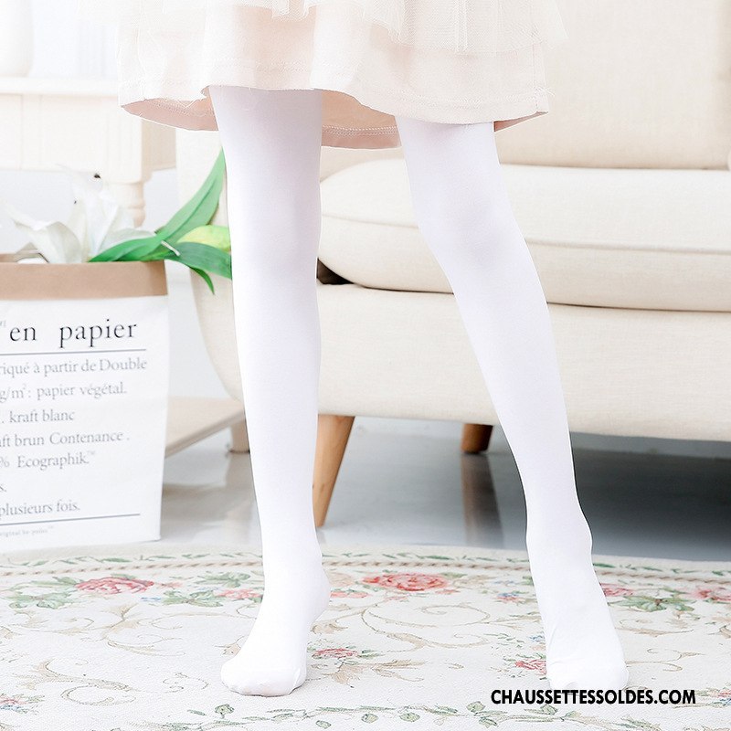 Collant Fille Danse Femme Élève Le Nouveau Collant Panty Enfant Blanc