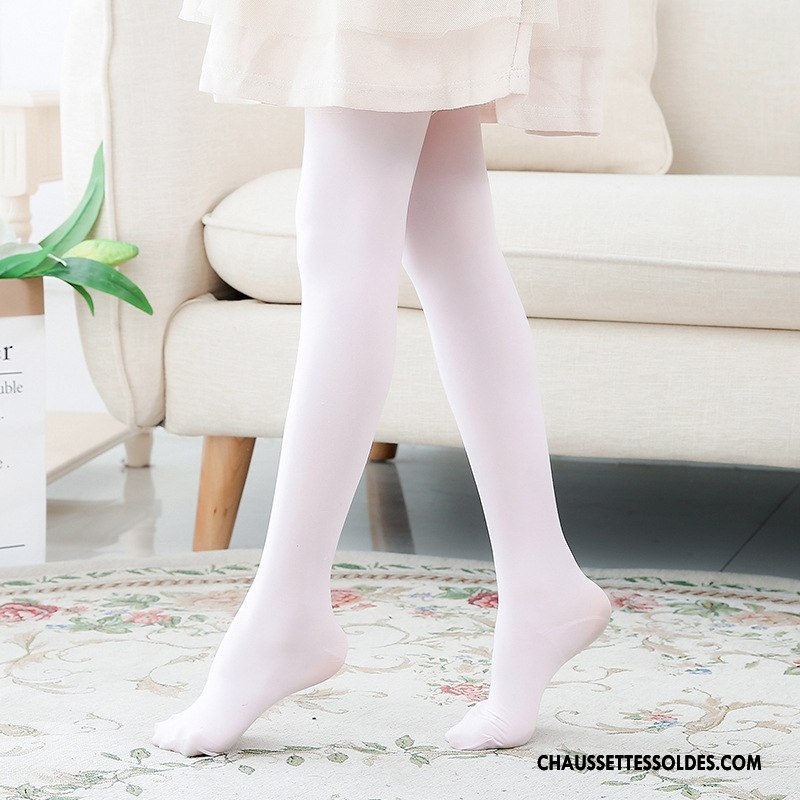 Collant Fille Danse Femme Élève Le Nouveau Collant Panty Enfant Blanc