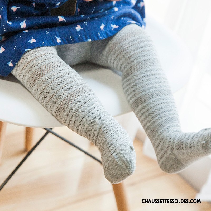 Collant Fille Enfant Bébé Chaussette Mince Printemps Femme Blanc