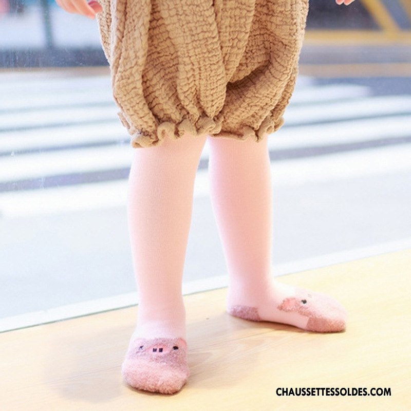 Collant Fille Enfant Chaussette Collant Panty Femme L'automne Terry Noir