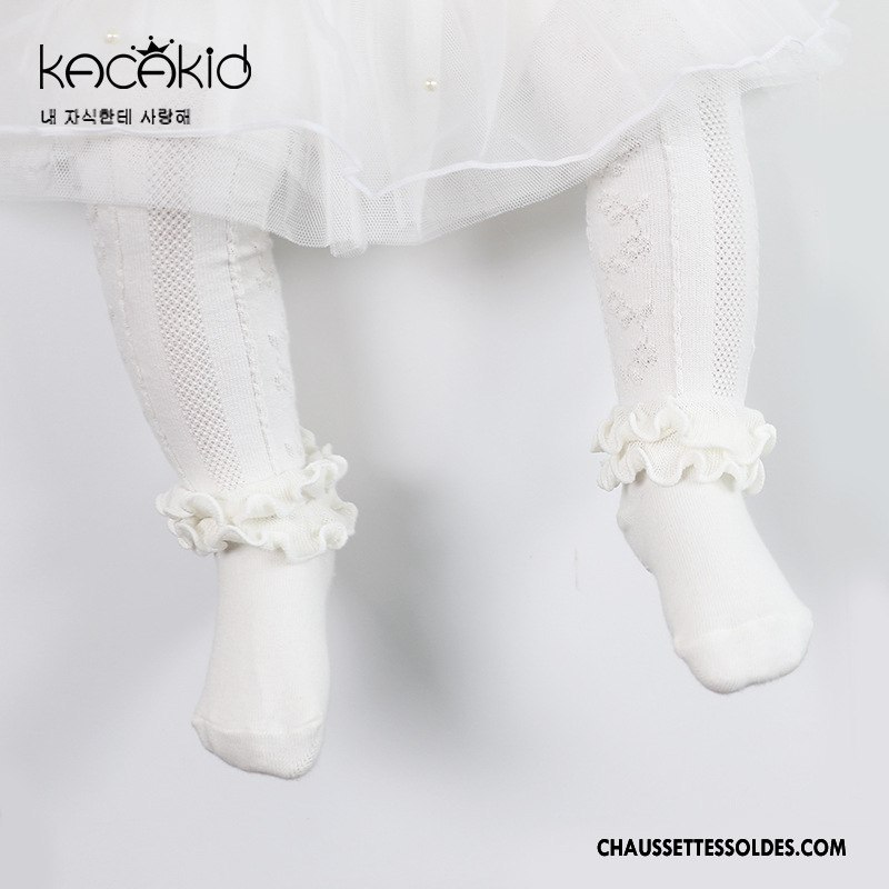 Collant Fille Enfant Femme Chaussette Printemps Chaussettes En Coton Bois Blanc