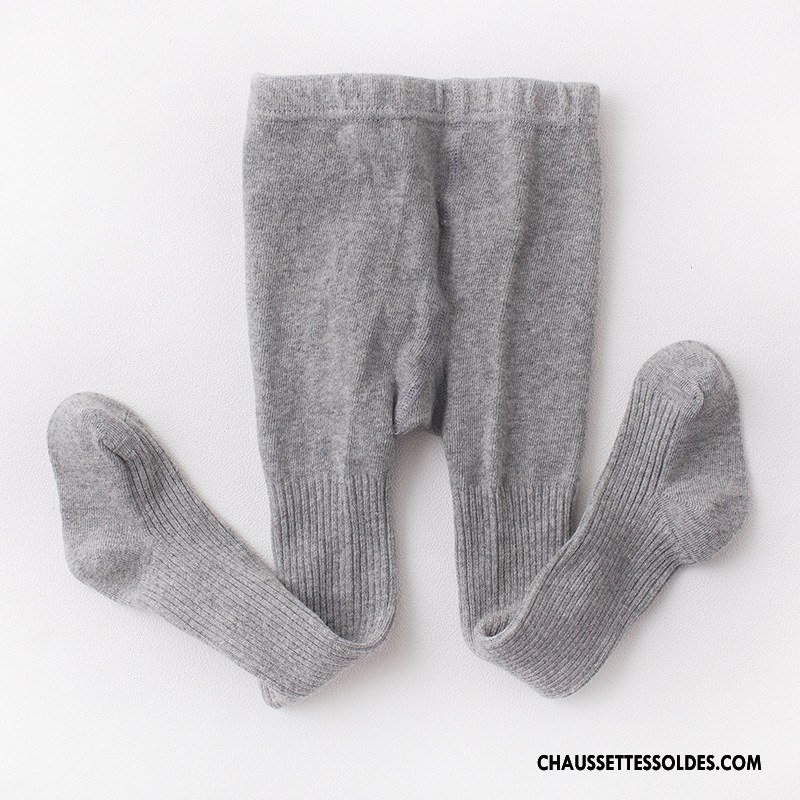 Collant Fille Enfant Gros Collant Panty Guêtres Leggings Bébé Femme Gris