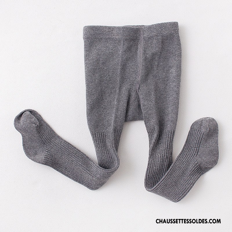 Collant Fille Enfant Gros Collant Panty Guêtres Leggings Bébé Femme Gris