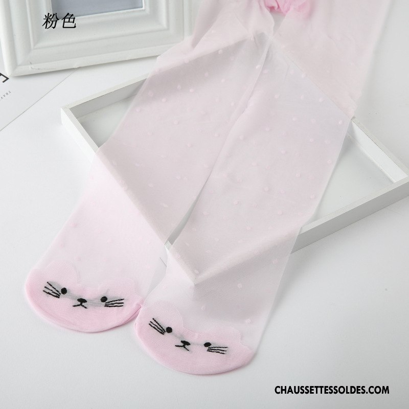 Collant Fille Enfant Le Nouveau Chaussette Longue Collant Panty Femme Invisible Blanc