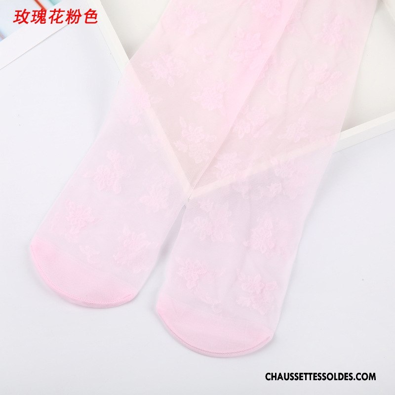 Collant Fille Enfant Le Nouveau Chaussette Longue Collant Panty Femme Invisible Blanc
