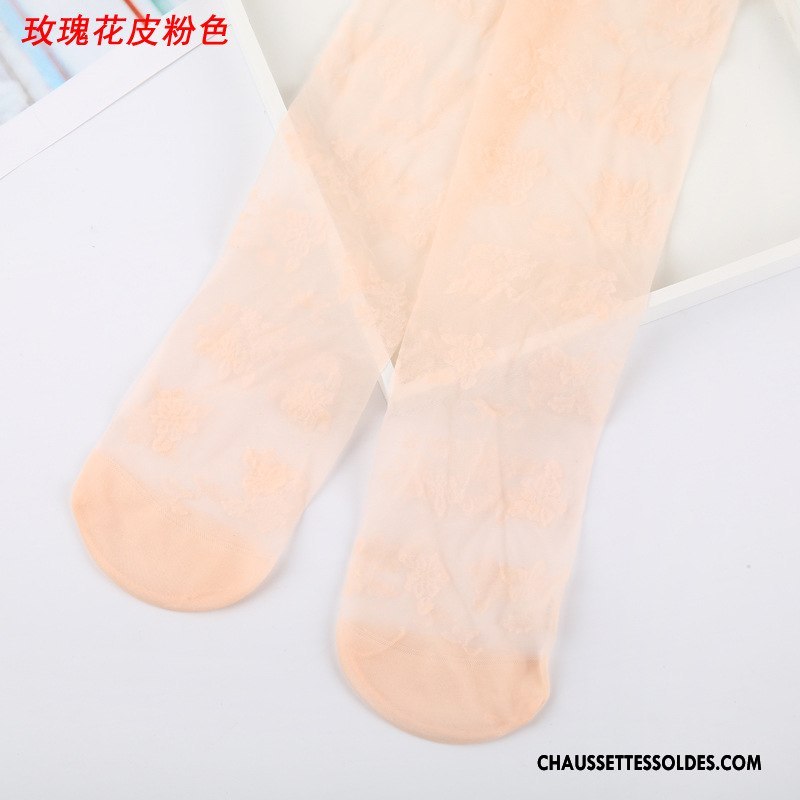 Collant Fille Enfant Le Nouveau Chaussette Longue Collant Panty Femme Invisible Blanc