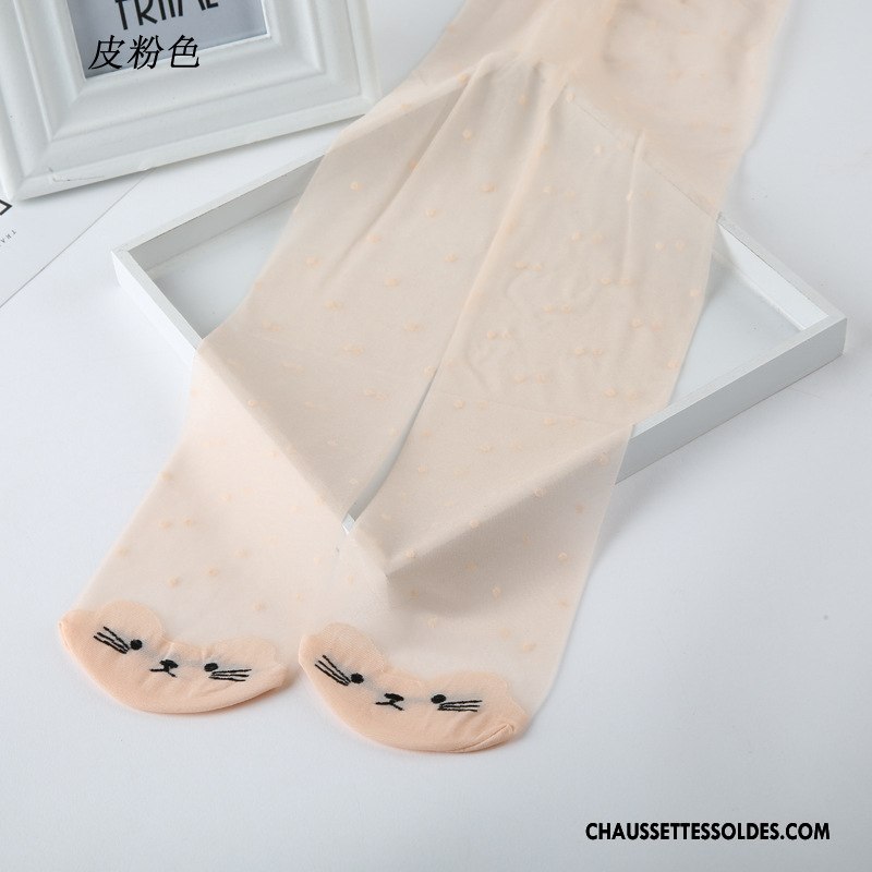 Collant Fille Enfant Le Nouveau Chaussette Longue Collant Panty Femme Invisible Blanc