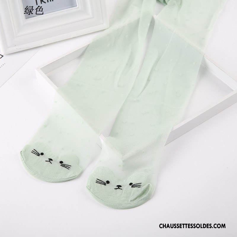 Collant Fille Enfant Le Nouveau Chaussette Longue Collant Panty Femme Invisible Blanc