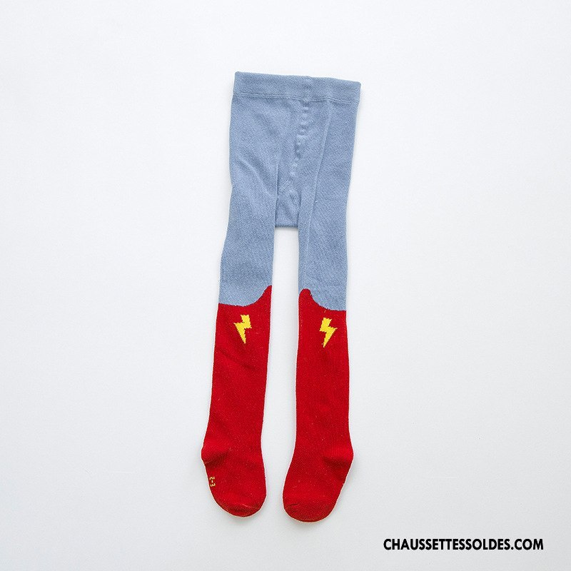 Collant Fille Enfant Matelassé Charmant Collant Panty Chaussette 100% Coton Marron / Brun