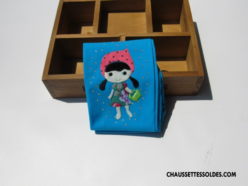Collant Fille Enfant Nouvelles Arrivées Dessin Animé L'automne Velours Chaussette Impression Blanc