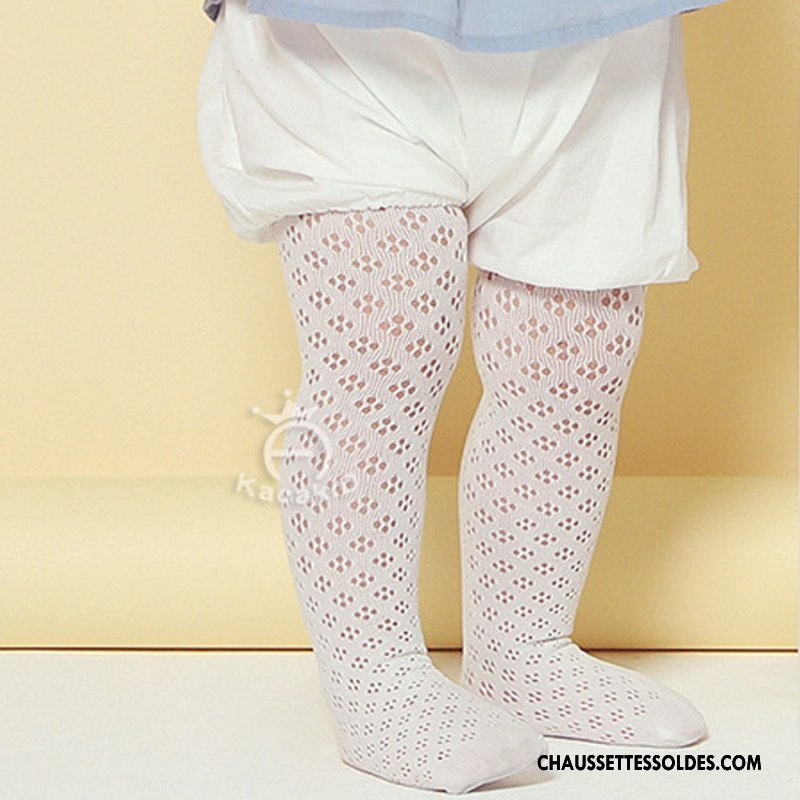 Collant Fille Enfant Petit Cuisse Fishnet Été 100% Coton Engrener Rose