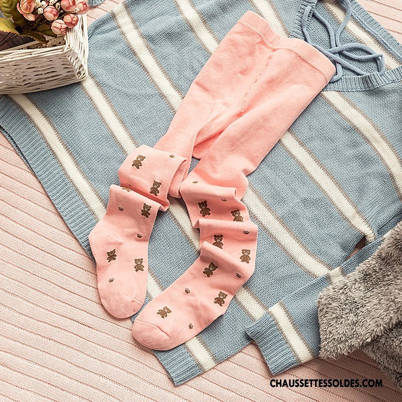 Collant Fille Enfant Printemps Collant Panty Matelassé L'automne En Maille Bordeaux