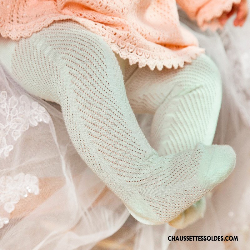 Collant Fille Enfant Été Guêtres Leggings Très Mince Chaussettes En Coton Tous Les Assortis Blanc