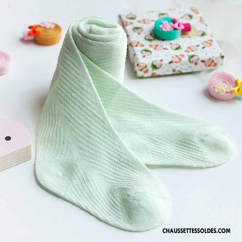 Collant Fille Enfant Été Guêtres Leggings Très Mince Chaussettes En Coton Tous Les Assortis Blanc