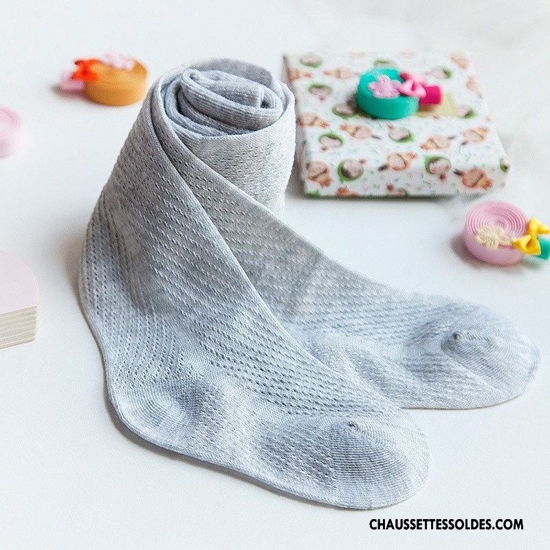 Collant Fille Enfant Été Guêtres Leggings Très Mince Chaussettes En Coton Tous Les Assortis Blanc