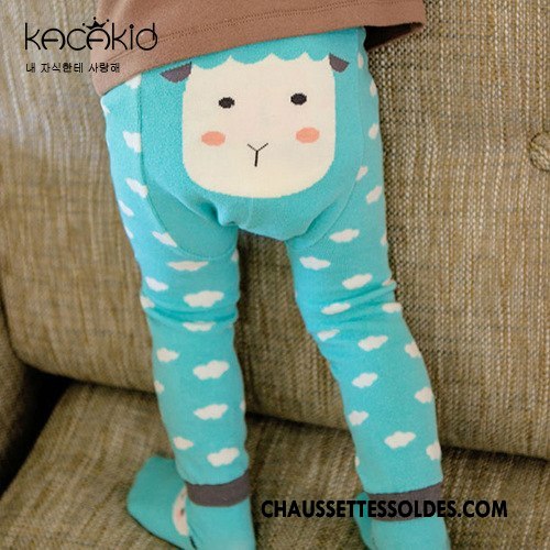 Collant Fille Ensemble Chaussette Courte Gros Deux Morceaux L'automne Enfant Rose