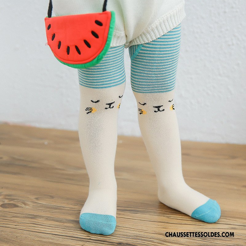 Collant Fille Femme Bébé Enfant Charmant Chaussette Collant Panty Bleu