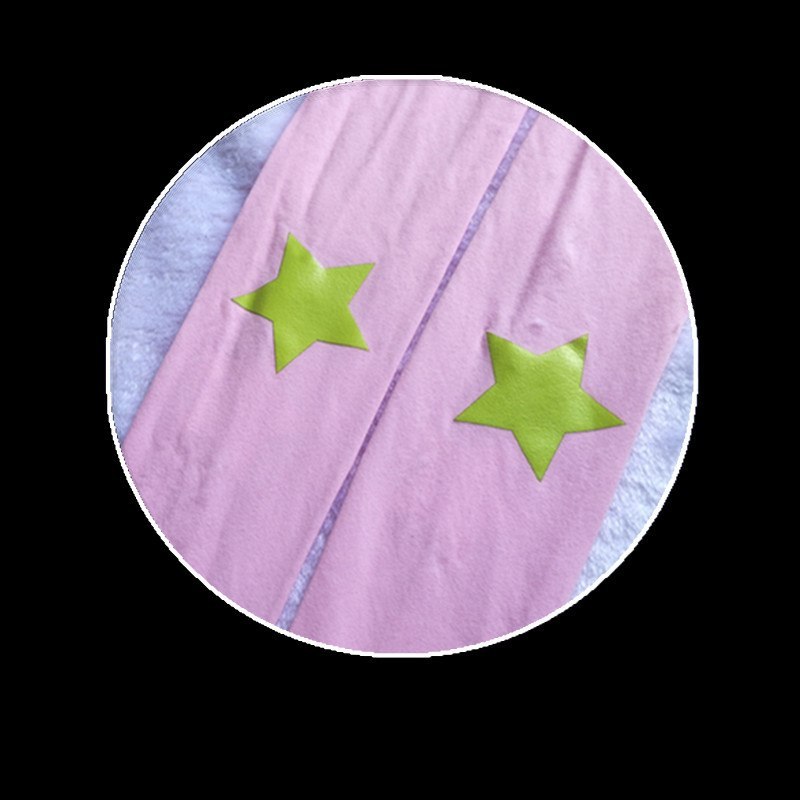 Collant Fille Fleurs Chaussette Été Collant Panty Femme Milieu Impression Violet