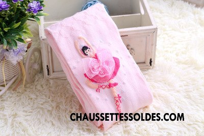 Collant Fille Grille Chaussette Danse Coton Bio Enfant Ballet Blanc