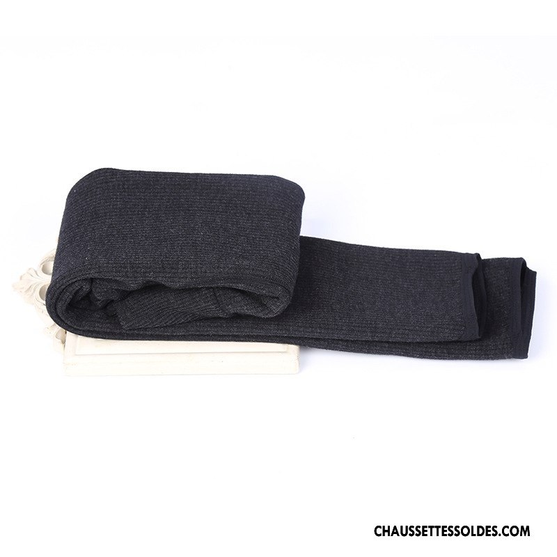 Collant Fille Gros Plus De Velours Renforcé Milieu Guêtres Leggings Matelassé Noir