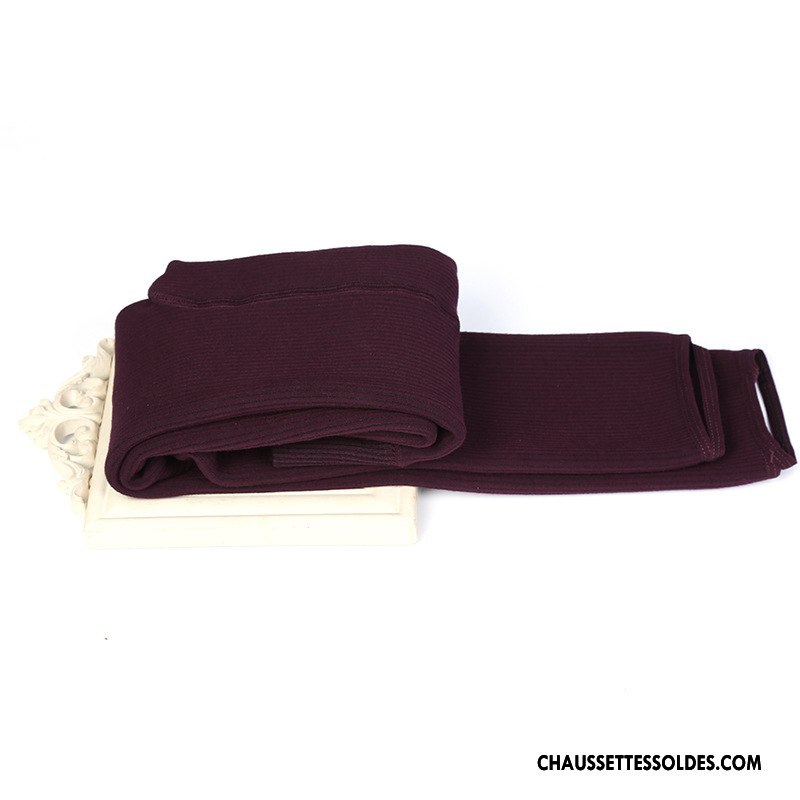 Collant Fille Gros Plus De Velours Renforcé Milieu Guêtres Leggings Matelassé Noir