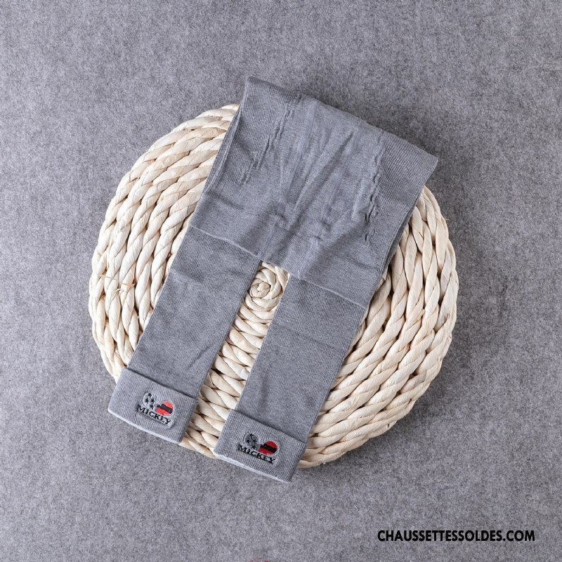 Collant Fille Guêtres Leggings Dessin Animé Enfant Le Nouveau Femme Matelassé Gris