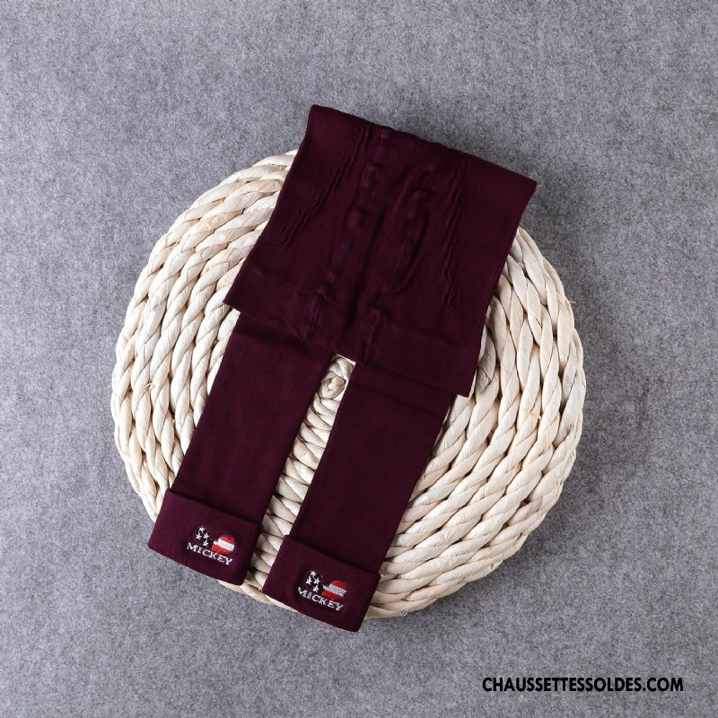 Collant Fille Guêtres Leggings Dessin Animé Enfant Le Nouveau Femme Matelassé Gris