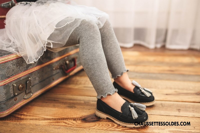 Collant Fille Guêtres Leggings Europe Enfant Printemps Matelassé Le Nouveau Gris